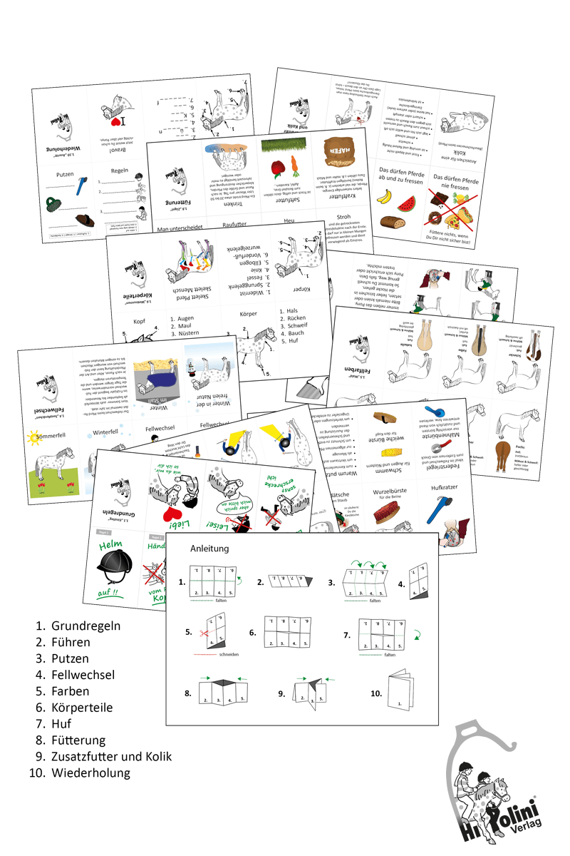 Minibooks Curriculum HIPPOLINI 1 - Hippolini-Verlag