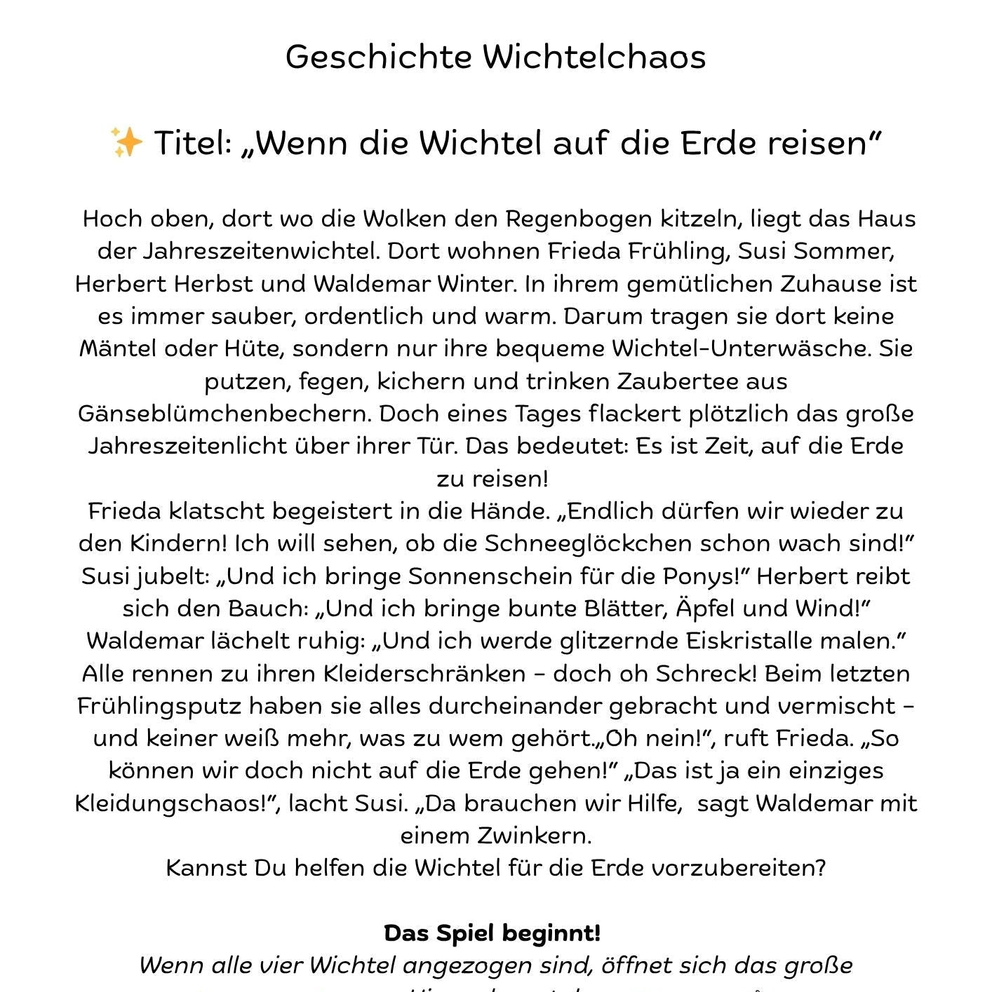 Wenn die Wichtel auf die Erde reisen 🌟🌍
