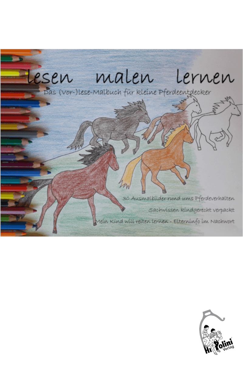 Vorlese-Malbuch für kleine Pferdeentdecker – Wo Träume und Wissen aufeinandertreffen! - Hippolini-Verlag