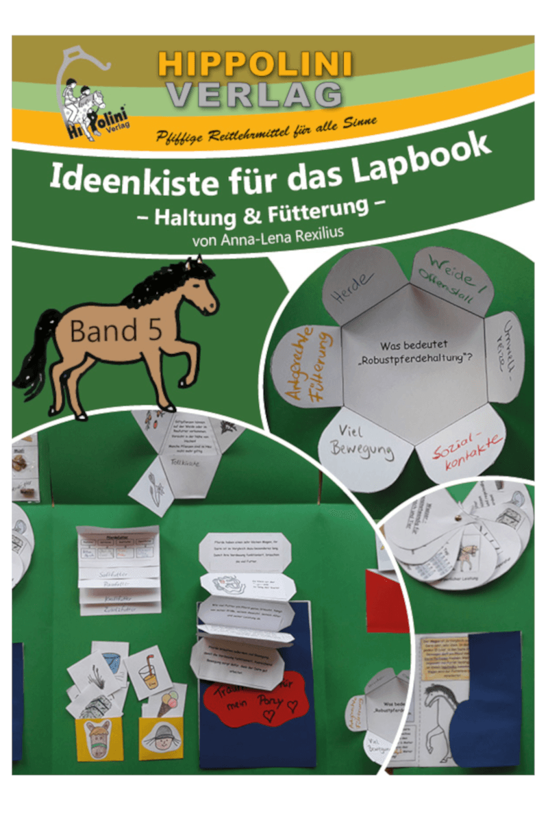 Lapbook Band 5 – Haltung & Fütterung – Download - Hippolini-Verlag