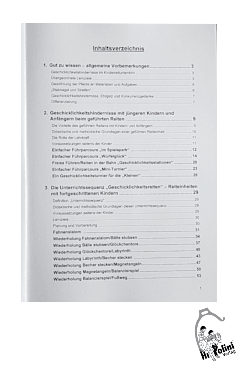 Was machen wir heute? Geschicklichkeit - Reiten - Lernen - Hippolini-Verlag
