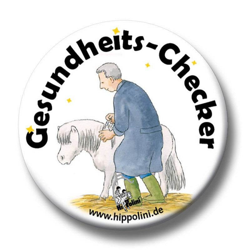 Button Gesundheits-Checker – Lernzielkontrolle mit Motivationsfaktor - Hippolini-Verlag