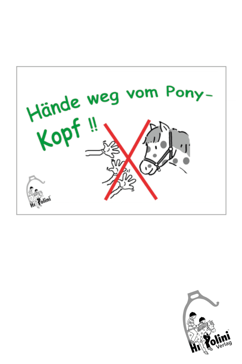 Regelschild A4 - einzeln - Hippolini-Verlag