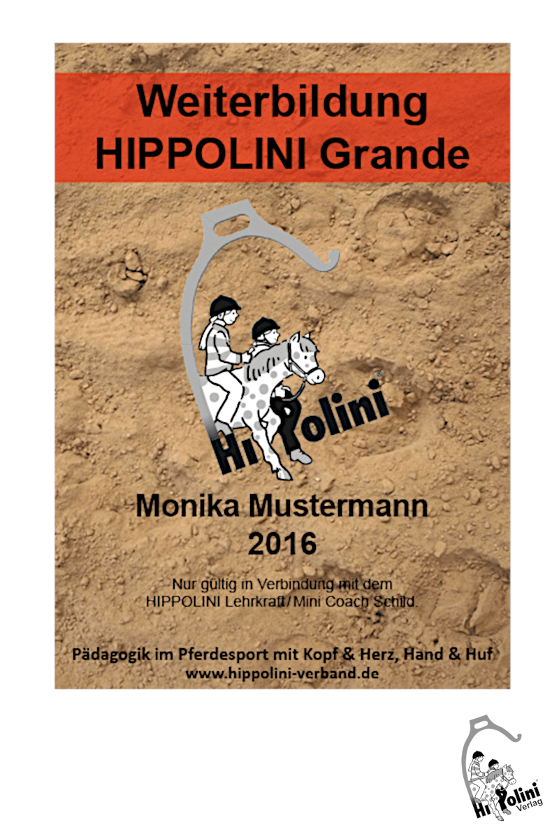 Plaketten (Schilder) für Weiterbildungen - Hippolini-Verlag