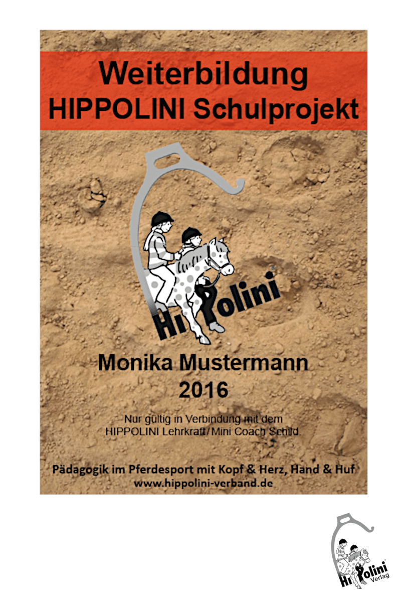 Plaketten (Schilder) für Weiterbildungen - Hippolini-Verlag