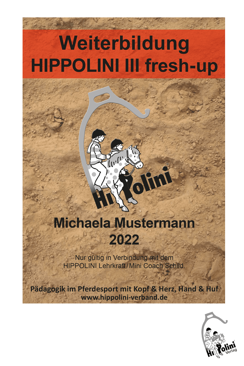 Plaketten (Schilder) für Weiterbildungen - Hippolini-Verlag