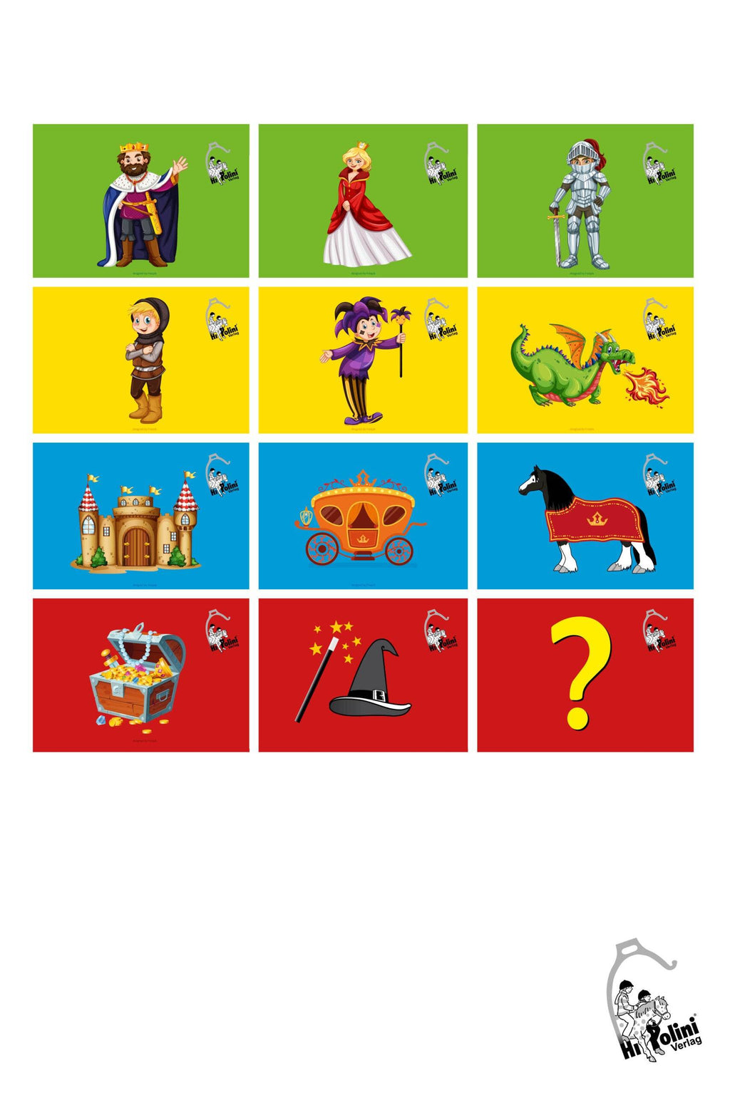 HIPPOLINI-Fähnchen-Set - Hippolini-Verlag