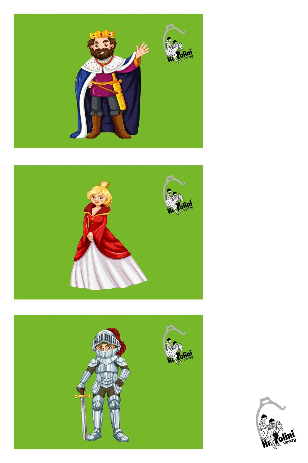 HIPPOLINI-Fähnchen-Set - Hippolini-Verlag