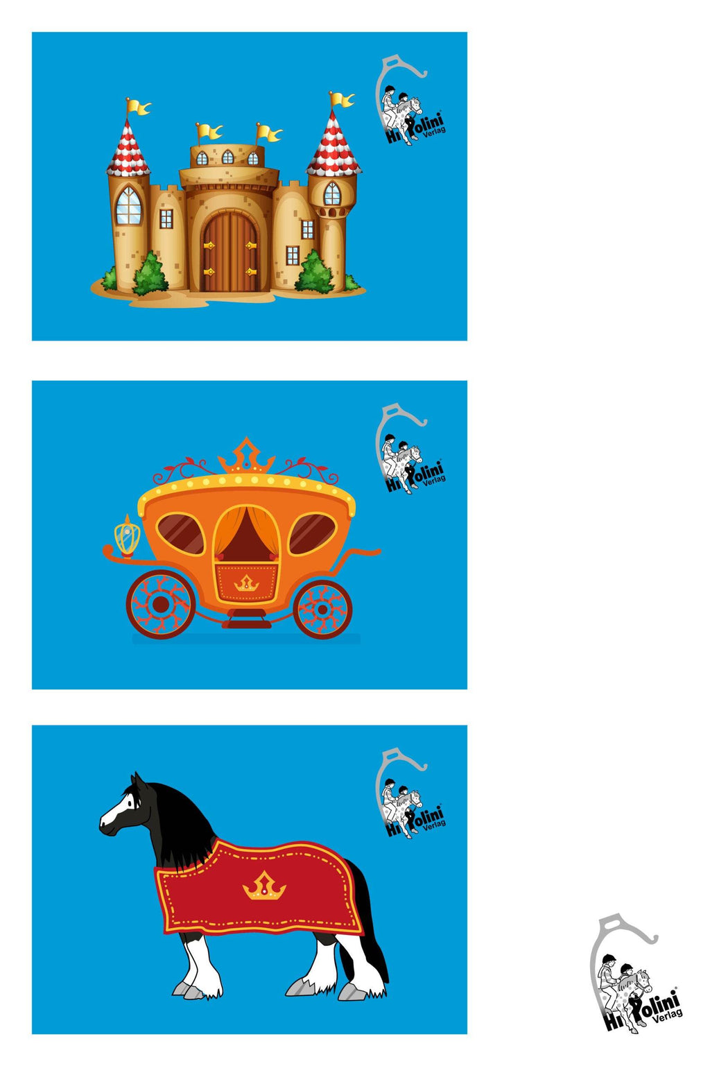 HIPPOLINI-Fähnchen-Set - Hippolini-Verlag