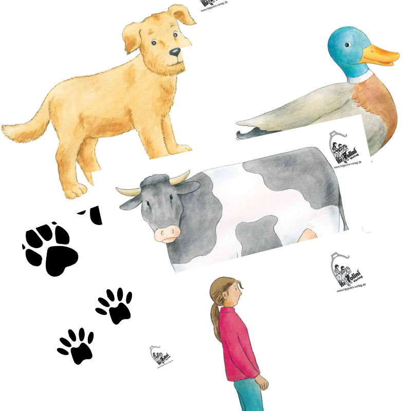 Reitspiel „Spurensuche – Tiere und ihre Laute“ – Printausgabe