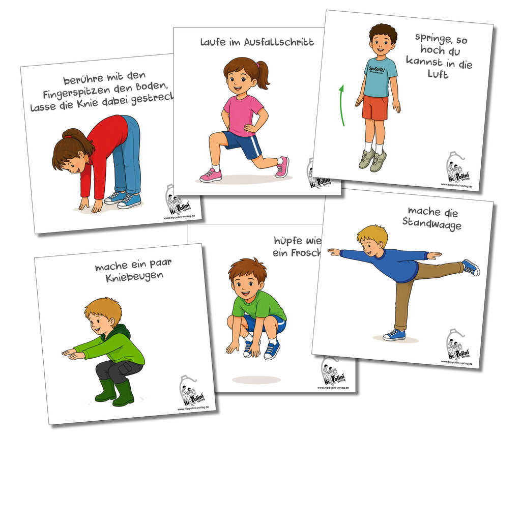 Würfelspiel - Aufwärmübungen für Reiter- Download