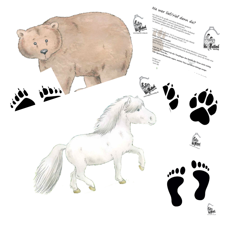 Reitspiel „Spurensuche – Tiere und ihre Laute“ – Printausgabe