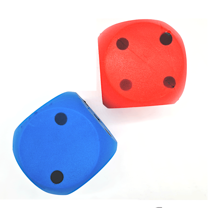 Zahlenwürfel aus Schaumstoff 15,5 cm - Hippolini-Verlag