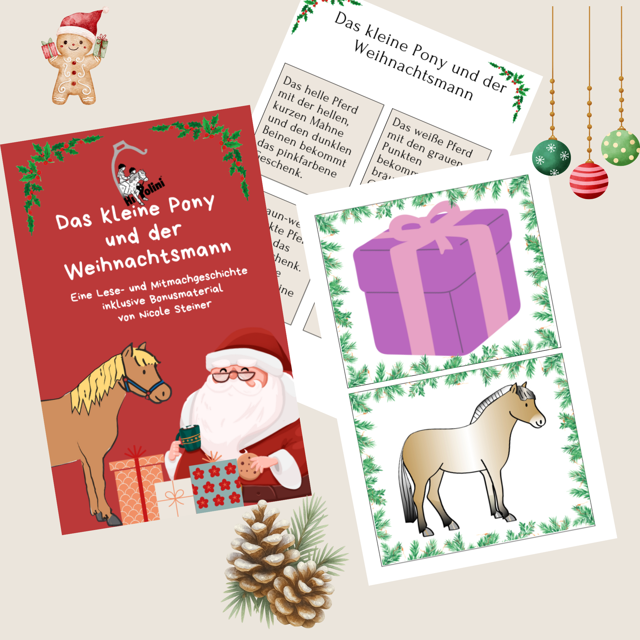 Das Pony und der Weihnachtsmann🐴🌲