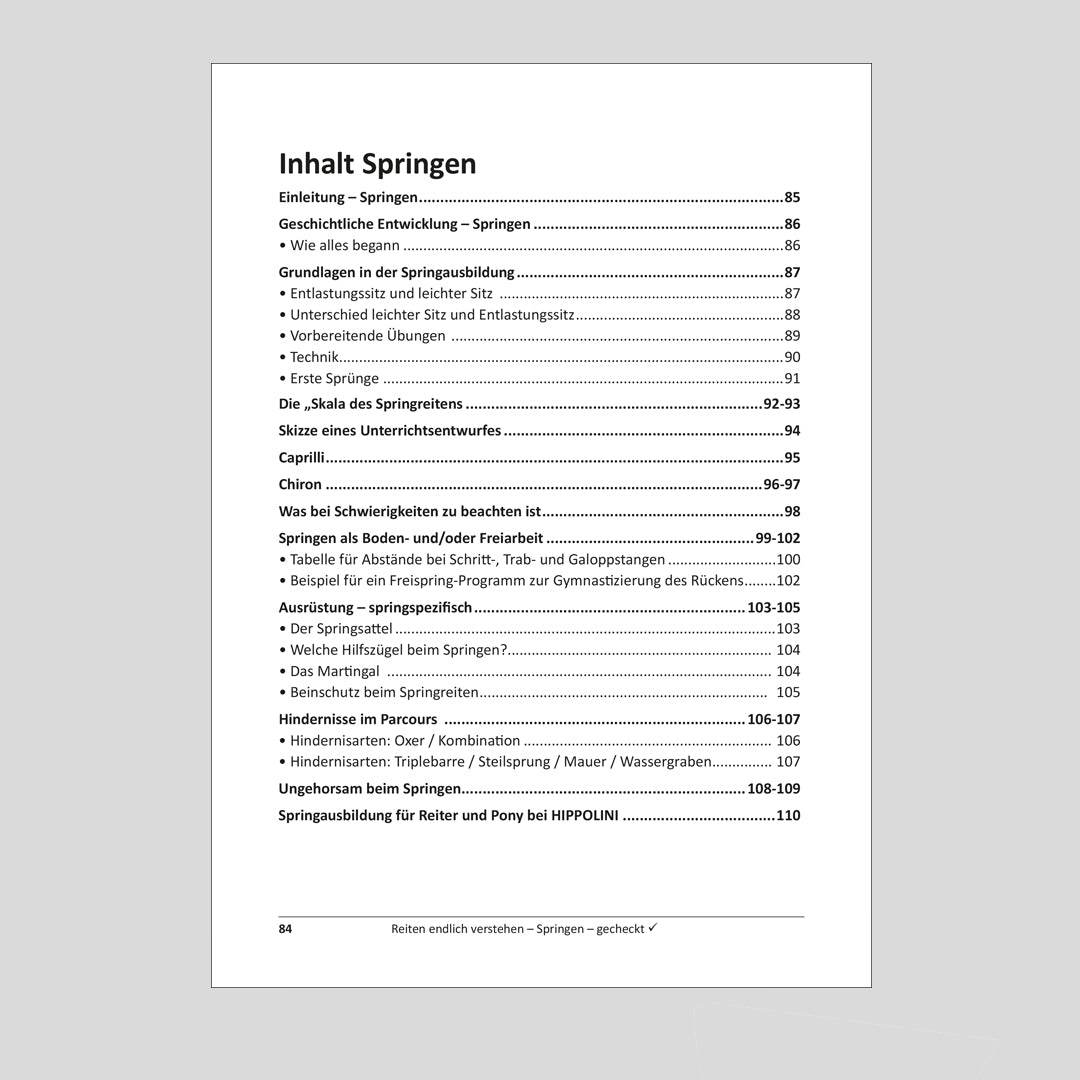 Reiten endlich verstehen! Basiswissen auf den Punkt gebracht - Hippolini-Verlag